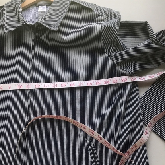 SAG Harbor Sport striped zip up jacket 18 - Picture 8 of 9